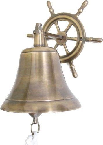 Messing glocke brüniert mit - brüniert,
