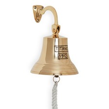 Titanic Wandglocke Messing