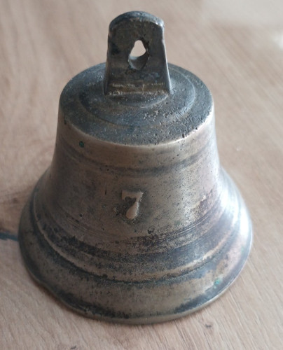 Sehr alte bronze - sehr, bronze-schiffsglocke