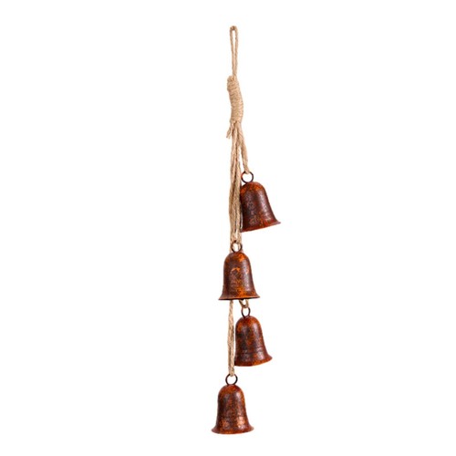 Glocken deko mit hanfseil - glocken-deko,