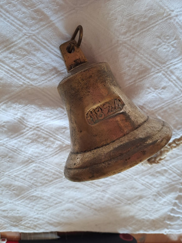 Vintage schiffsglocke massiv - vintage,