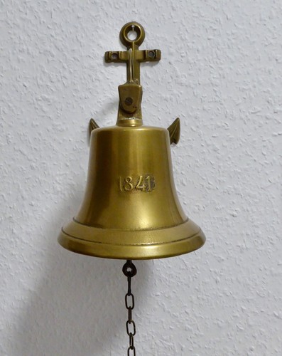 Schiffsglocke messing poliert - schiffsglocke,